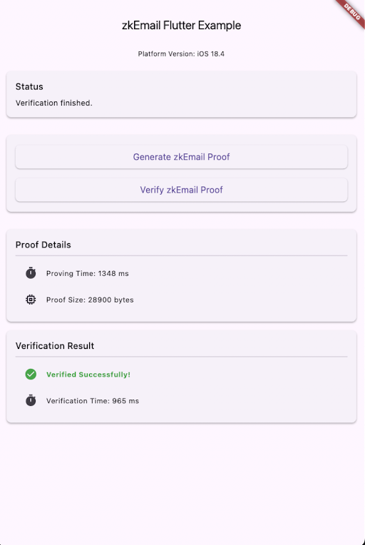 iOS zkEmail App Example